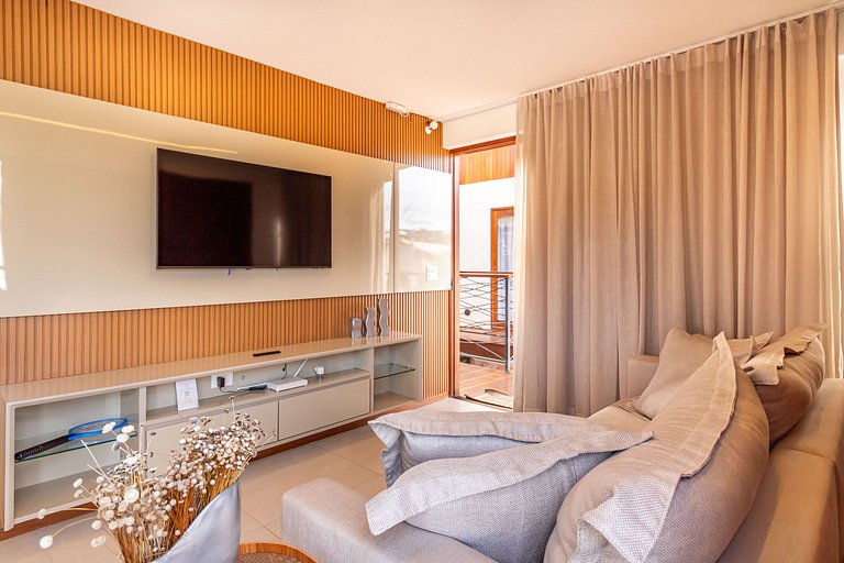 Und 08 - Novo e aconchegante apartamento no centro de Mucugê