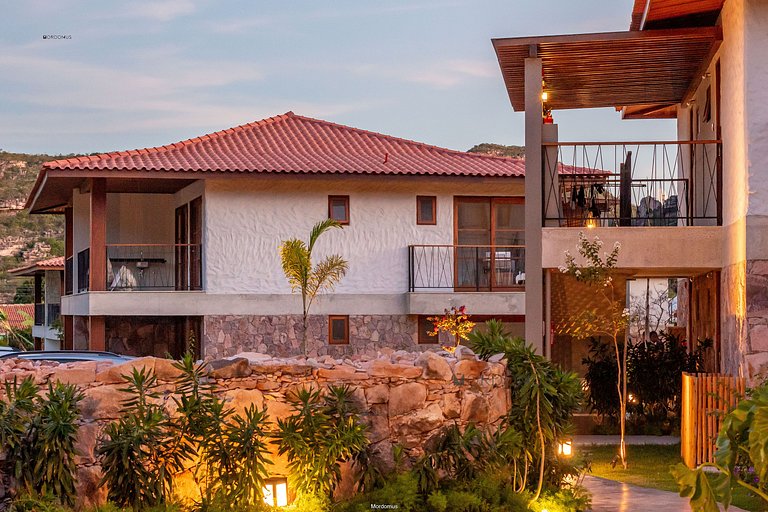 Apartamento Luxuoso com Vista para as Montanhas