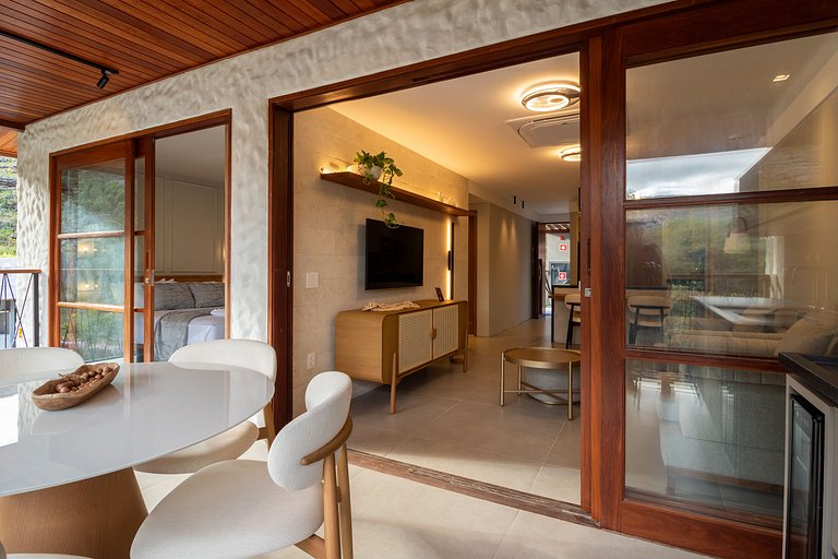 Apartamento Luxuoso com Vista para as Montanhas