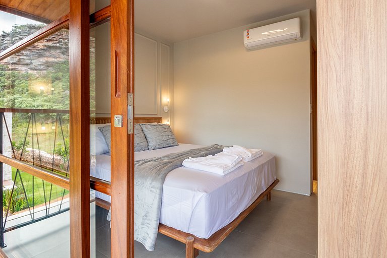 Apartamento Luxuoso com Vista para as Montanhas