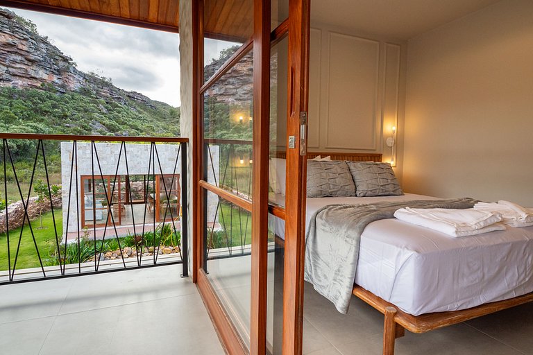 Apartamento Luxuoso com Vista para as Montanhas